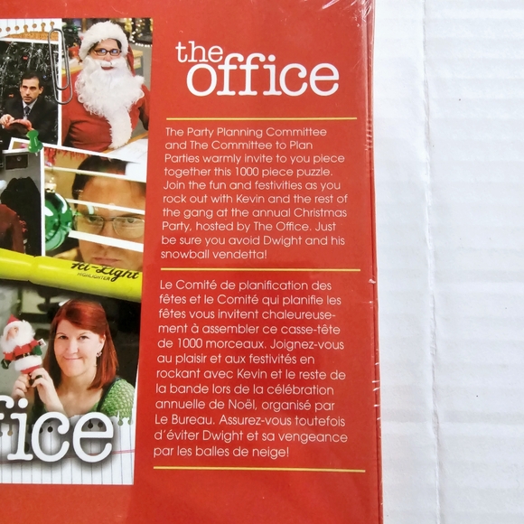 The Office jigsaw puzzle 1000 piece NIB holiday theme - Picture 5 of 7